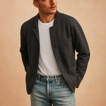 Warme heren jas met thermische voering en meerdere functionele zakken. Comfortabel en stijlvol voor herfst, winter, casual en formele gelegenheden.