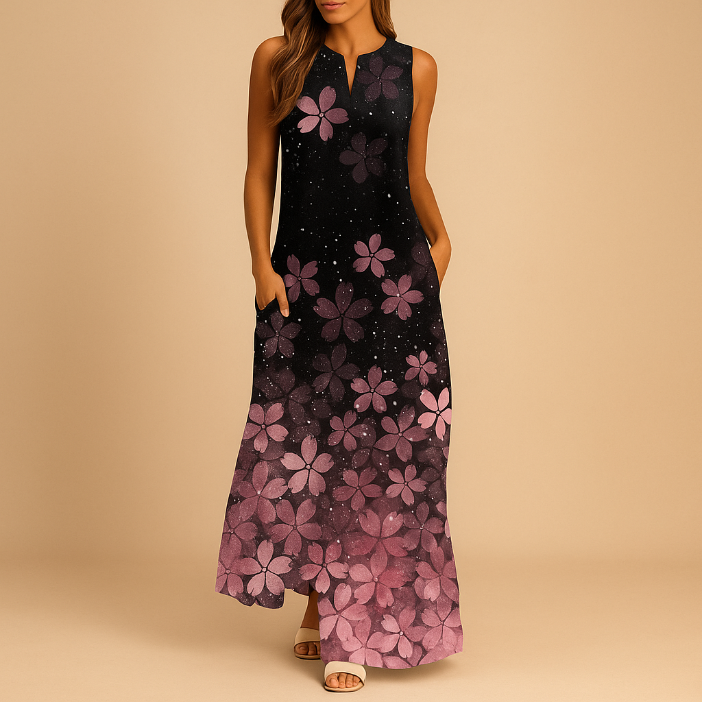 Luchtige dames zomerjurk met opvallende kleurrijke print, ideaal voor dagelijks dragen, feestjes en warme zomerdagen