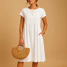 Luchtige zomerjurk met elegante pasvorm voor dames | Yara