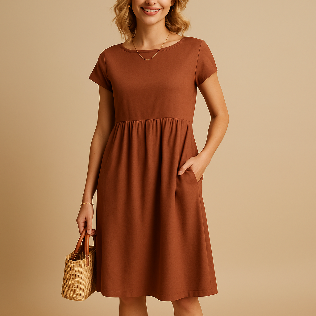 Luchtige zomerjurk met elegante pasvorm voor dames | Yara