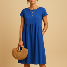 Luchtige zomerjurk met elegante pasvorm voor dames | Yara